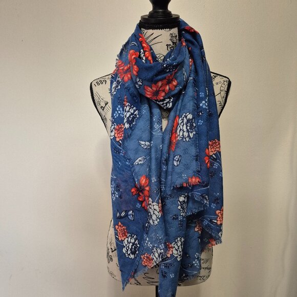 3/$25 Floral Wrap / Scarf - Picture 5 of 10